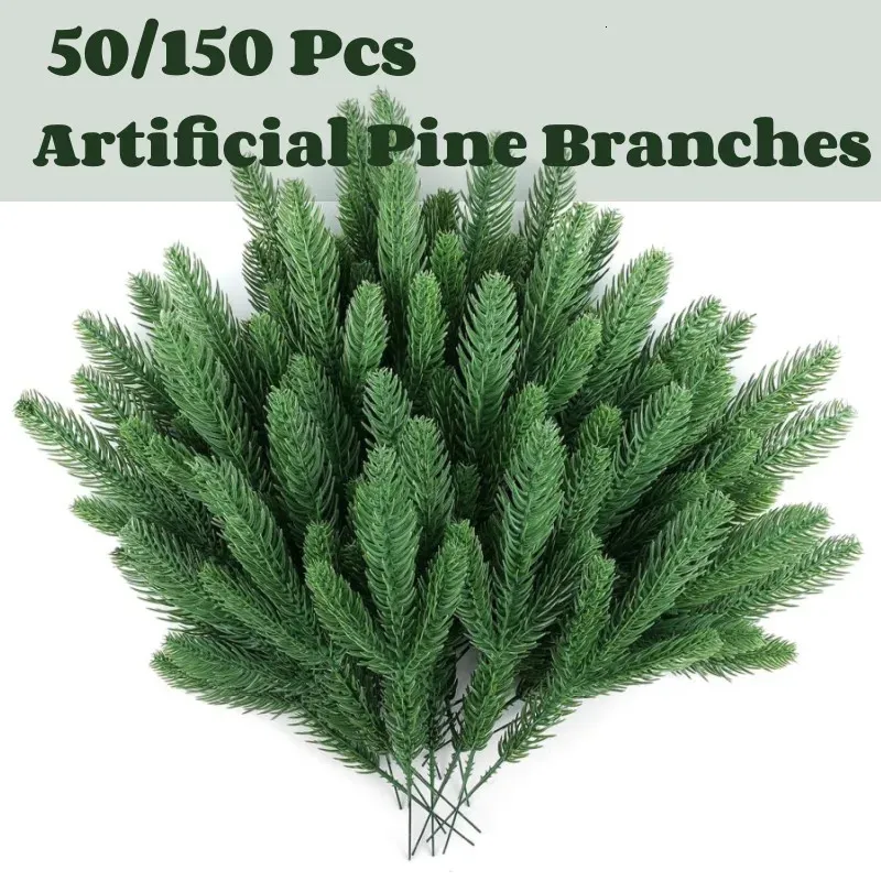 DIY Artificial Pine Branches For Home Christmas Decor Clearance 50/100/Christmas  Greenery With Cedar Picks And Garland Wreath From Xianstore09, $34.68